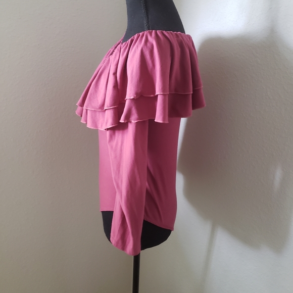 Sexy Blush Cotton Candy Couture Bodysuit w/Ruffles - Picture 5 of 9